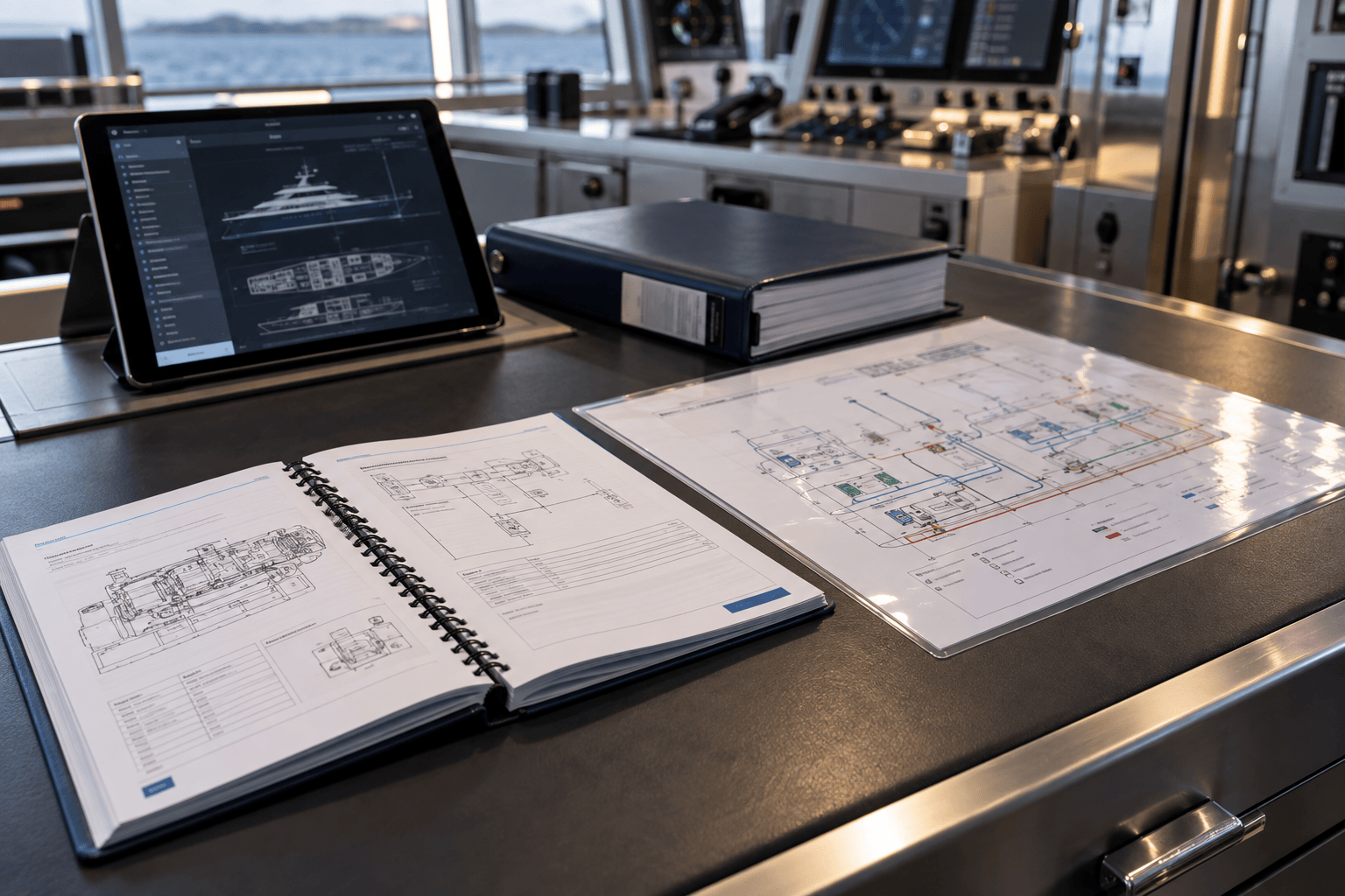 The Safety Value of Laminated Drawings, Pocketbooks and Quick Access Vessel Information